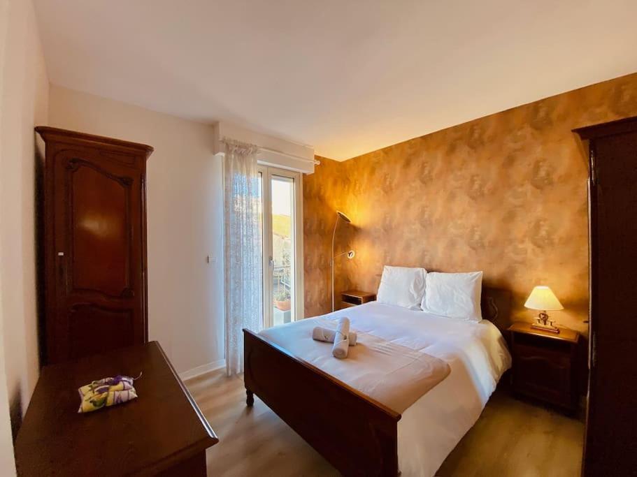 "Georgio" Grand Appartement Traversant Avec Vue Canal Et Parking Sète Esterno foto